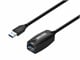 View product image Monoprice USB-A to USB-A Female 3.0 Extension Cable - Active, Black, 15ft - image 1 of 3