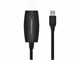 View product image Monoprice USB-A to USB-A Female 3.0 Extension Cable - Active, Black, 15ft - image 2 of 3