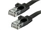View product image Monoprice Cat5e Ethernet Patch Cable - Snagless RJ45, Flat, Stranded, 350MHz, UTP, Pure Bare Copper Wire, 30AWG, 75ft, Black - image 1 of 2