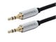 View product image Monoprice 6ft Designed for Mobile 3.5mm Stereo Male to 3.5mm Stereo Male (Gold Plated) - Black - image 1 of 2