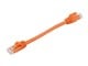 View product image Monoprice Cat6 6in Orange Patch Cable, UTP, 24AWG, 550MHz, Pure Bare Copper, Snagless RJ45, Flexboot Series Ethernet Cable - image 2 of 2