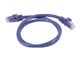 View product image Monoprice Cat6 2ft Purple Patch Cable, UTP, 24AWG, 550MHz, Pure Bare Copper, Snagless RJ45, Flexboot Series Ethernet Cable - image 2 of 2