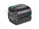 View product image Monoprice Compact Cube Universal Travel Adapter - Black - image 5 of 5